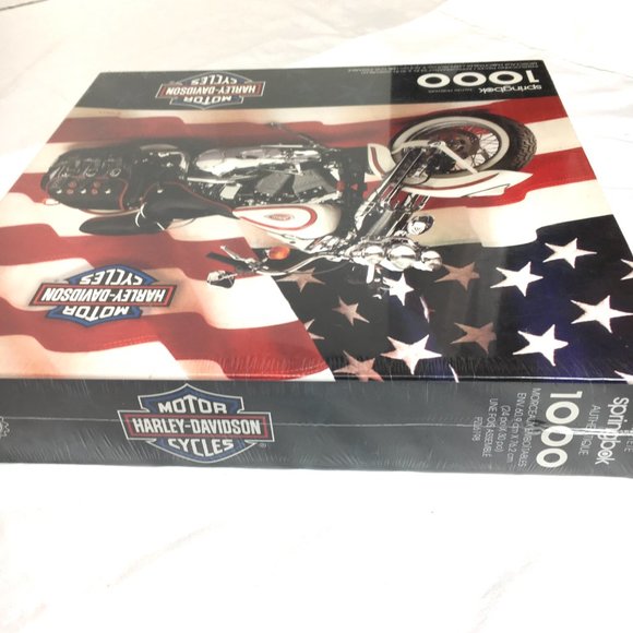 Vtg Springbok Harley Davidson Jigsaw Puzzle - Picture 9 of 9